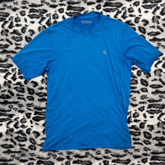 Men's Blue Rash Guard - Picture 1 of 5